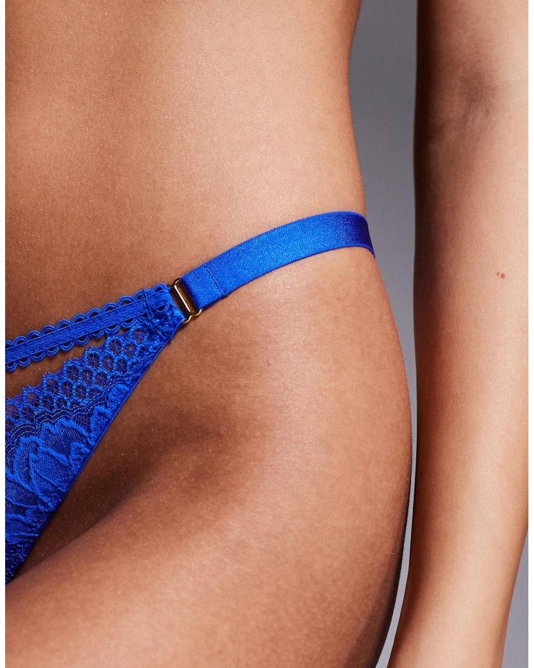 Ann Summers Blue Yours Truly Thong