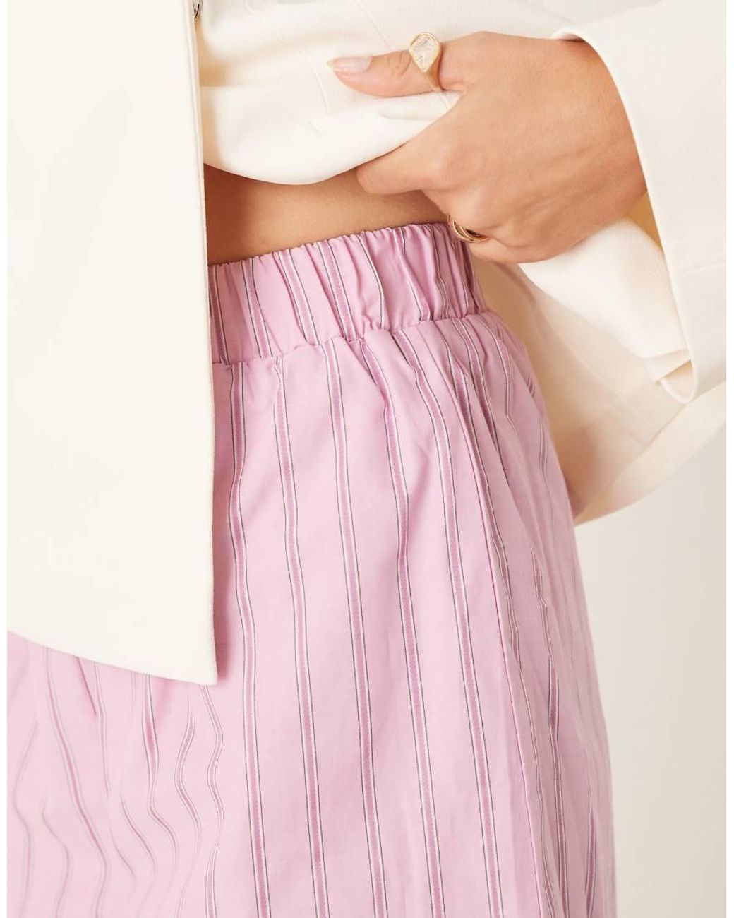 Glamorous Pink Side Split Shorts