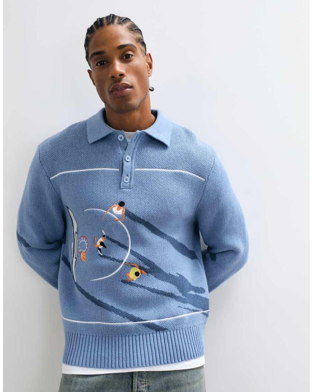 House Of Sunny Blue King Of The Court Jumper for men