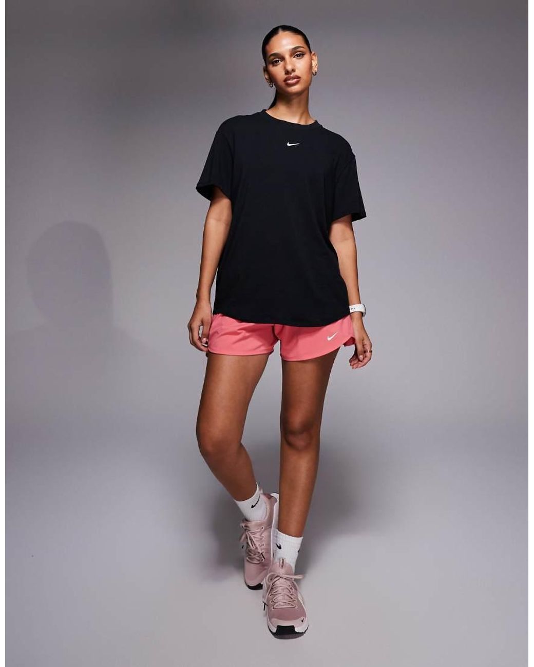 Nike Black One Dri-Fit Relaxed Short Sleeve Top