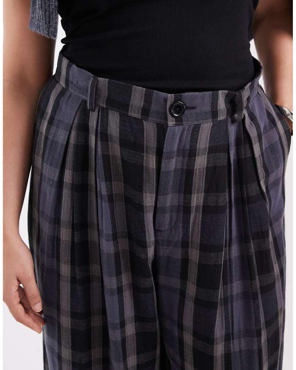 Noisy May Black High Waist Wide Leg Trouser