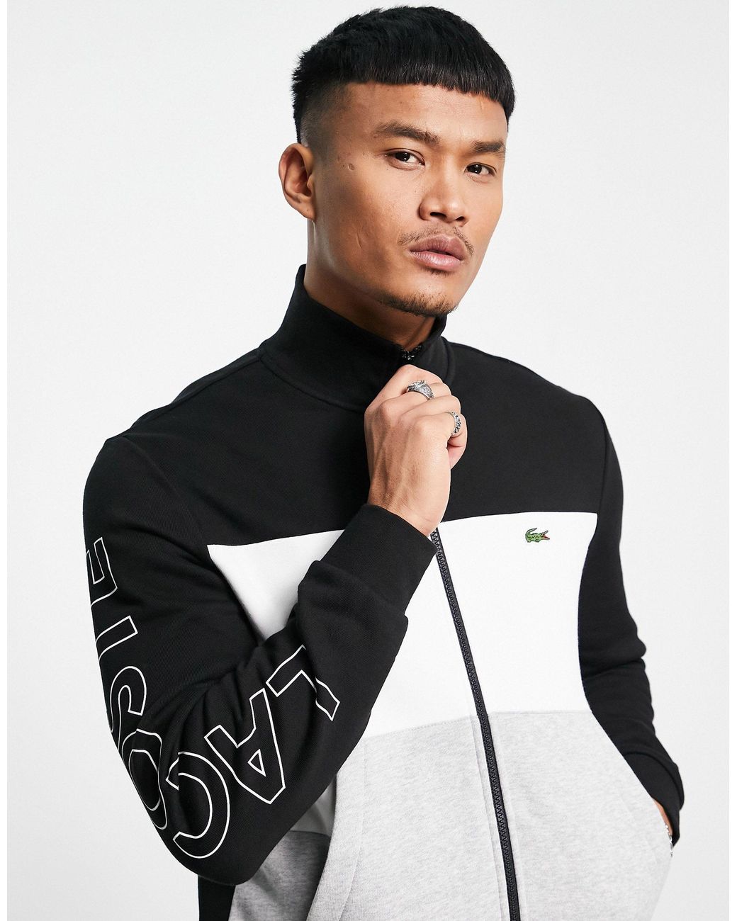 Lacoste Tracksuit in Black for Men | Lyst