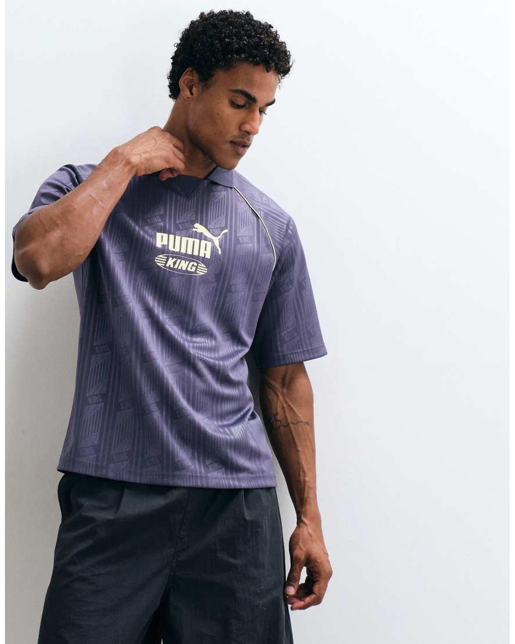 PUMA Blue King Boxy Jersey for men