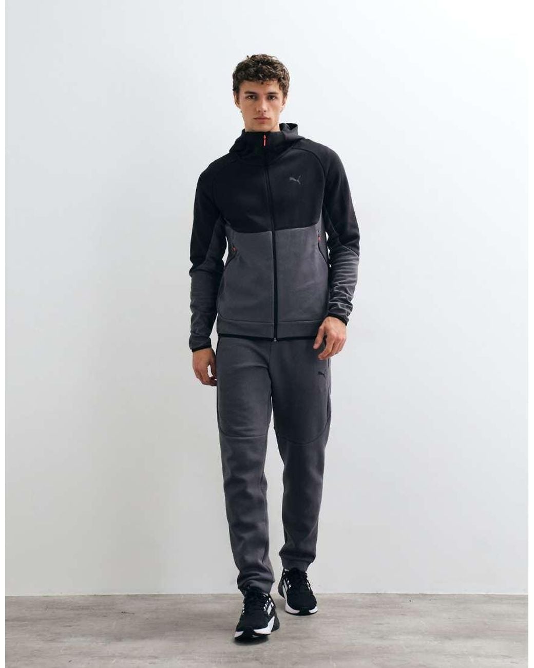PUMA Blue Tech Elevated Slim Full-Zip Hoodie for men