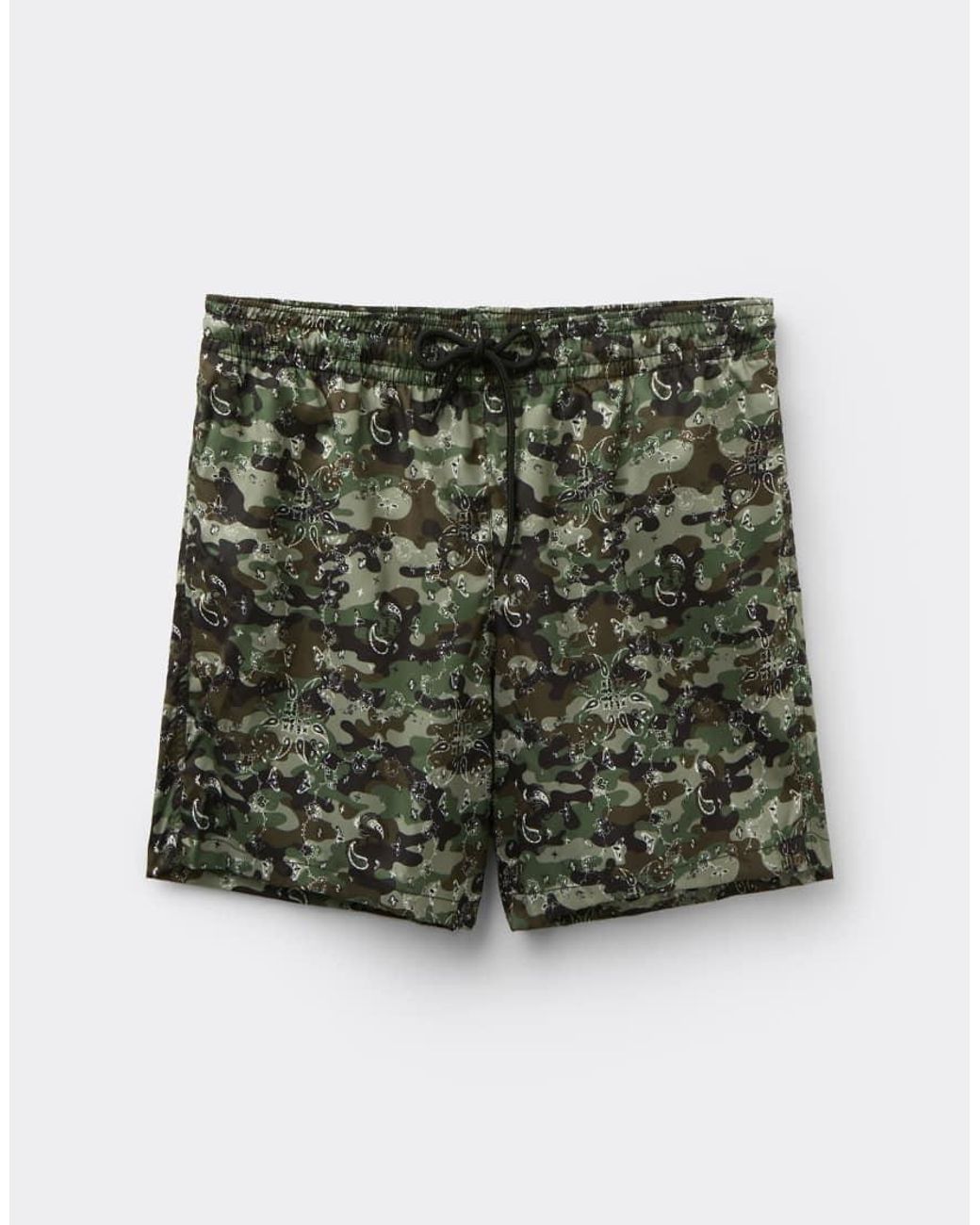 Tezenis Green Printed Swimming Shorts for men