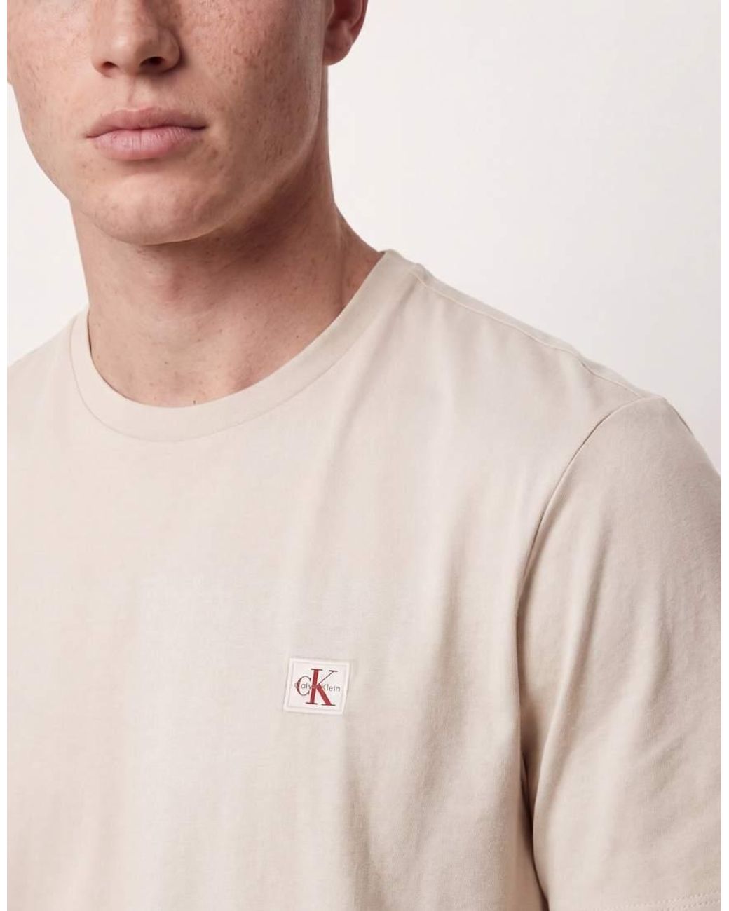 Calvin Klein Natural Badge Classic T-shirt for men