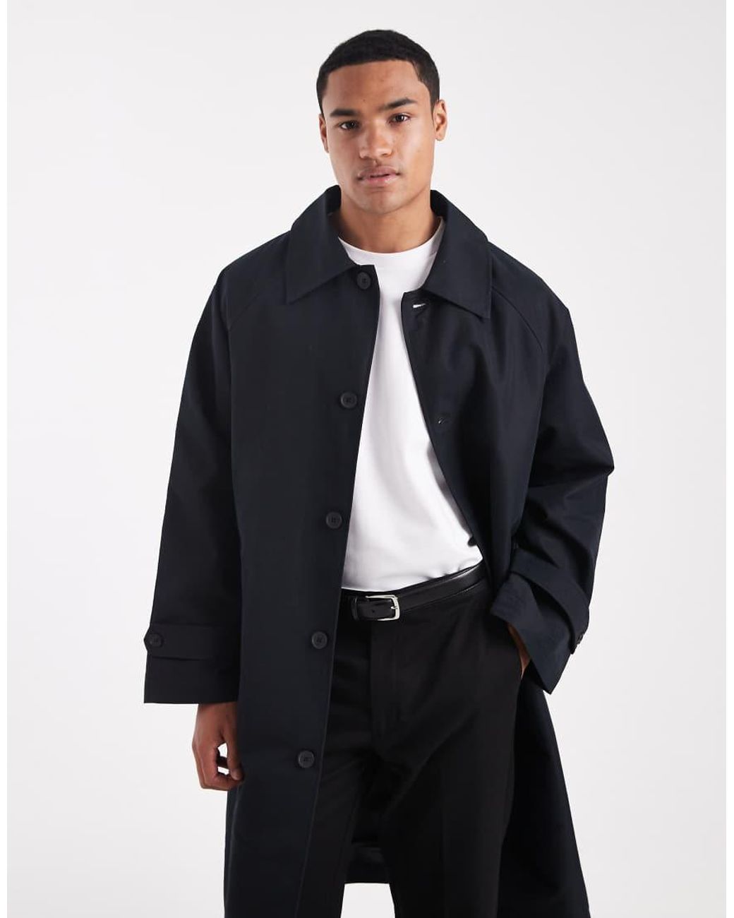 Trenca Extragrande En De ASOS de hombre de color Blue