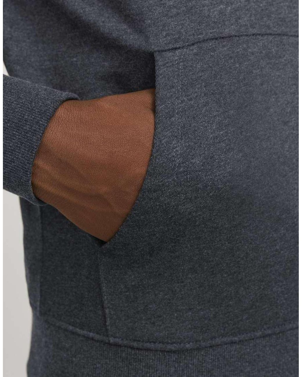 Jack & Jones Gray Hoodie for men
