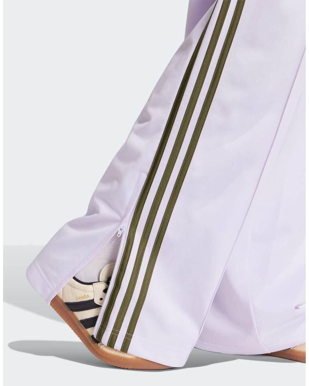 Adidas Originals White Firebird Loose Tracksuit Bottoms