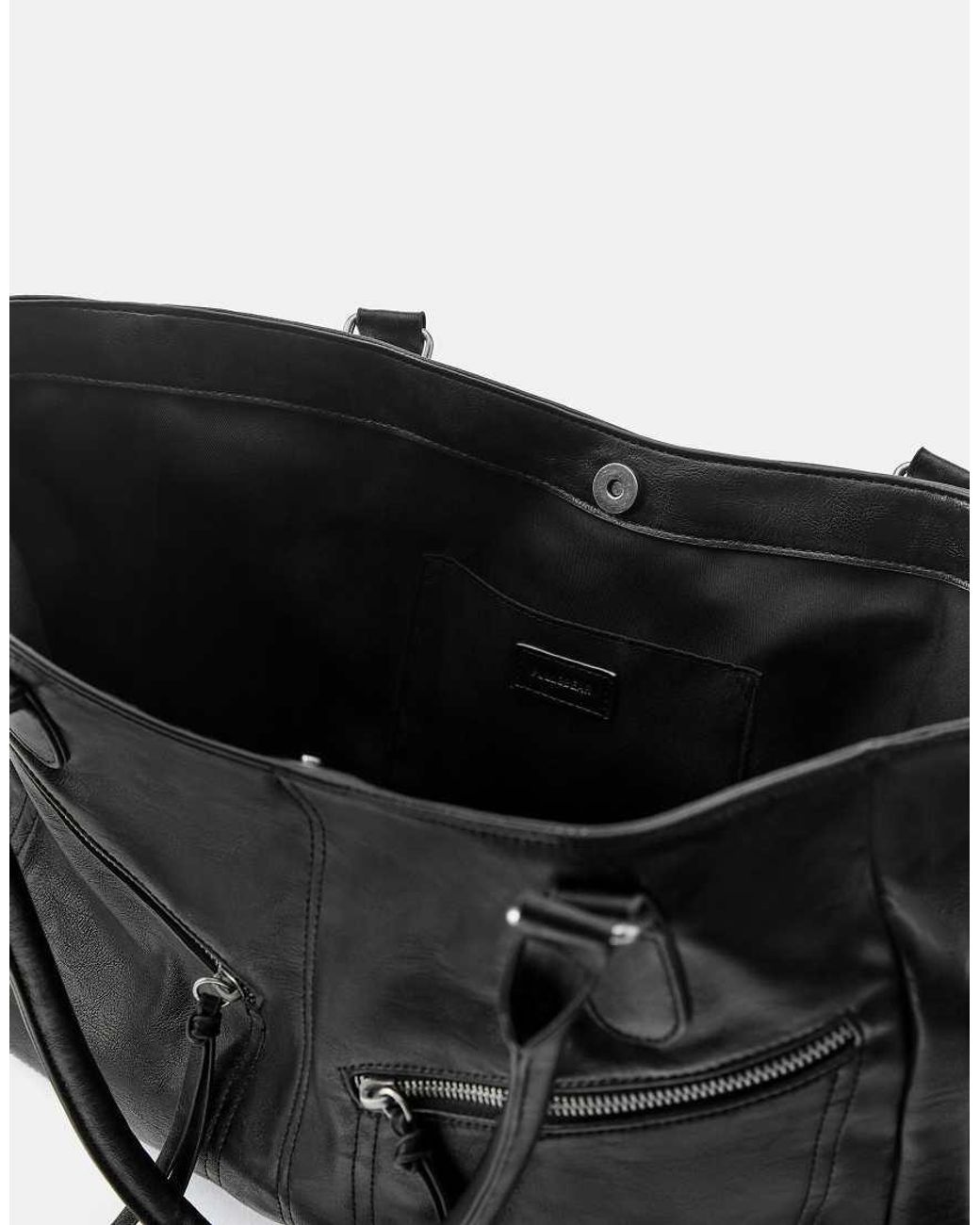 Pull&Bear Black Shopper Bag