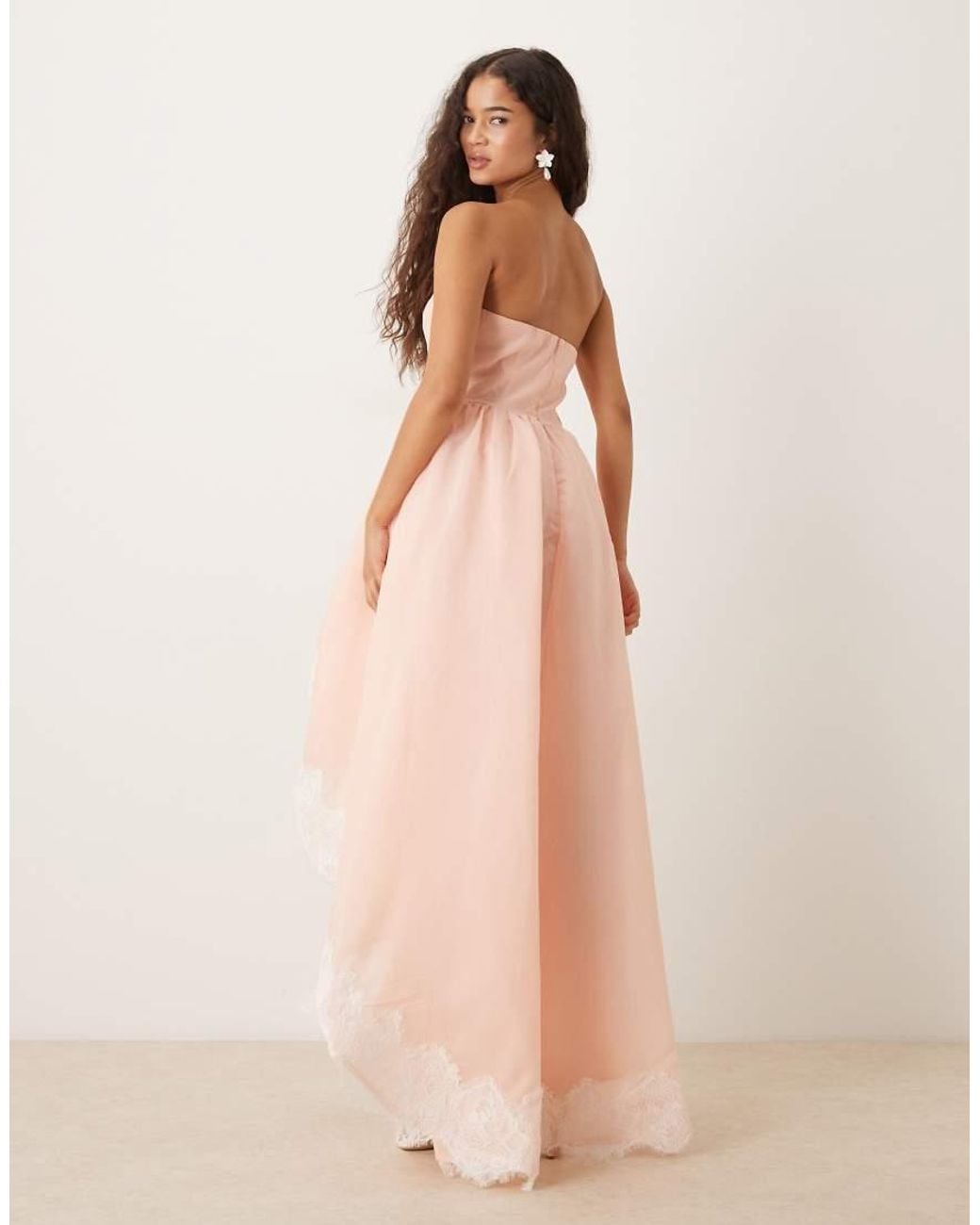 True Decadence Natural Strapeless Maxi Dresses
