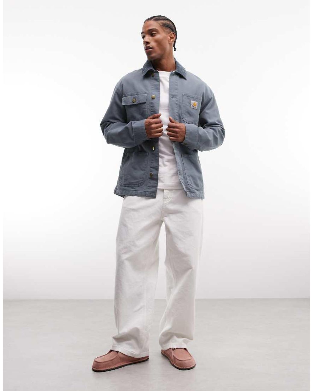 Carhartt White Michigan Coat for men