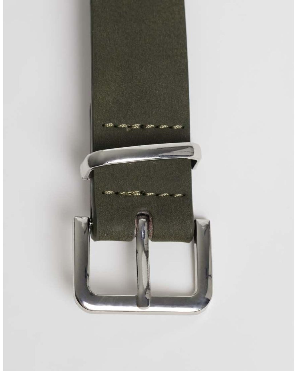 JJXX Gray Faux Leather Belt