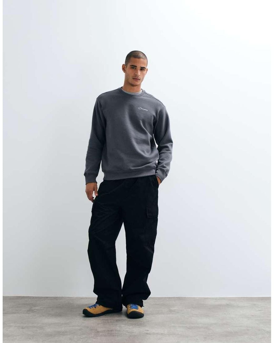 Berghaus Blue Essential Logo Sweatshirt for men
