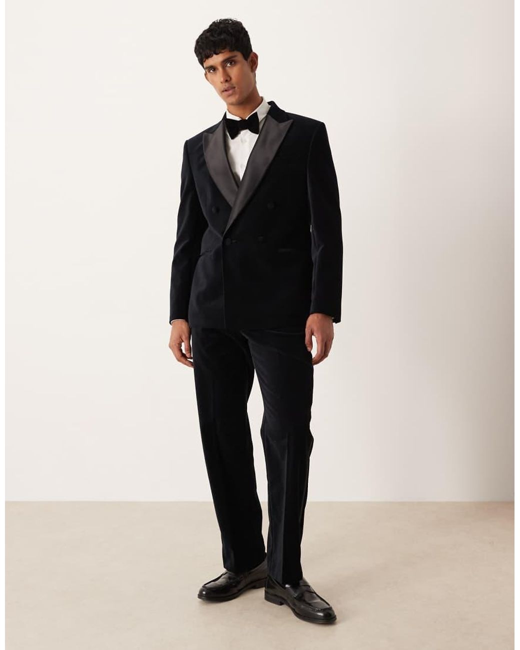 ASOS Black Regular Suit Tuxedo Jacket for men