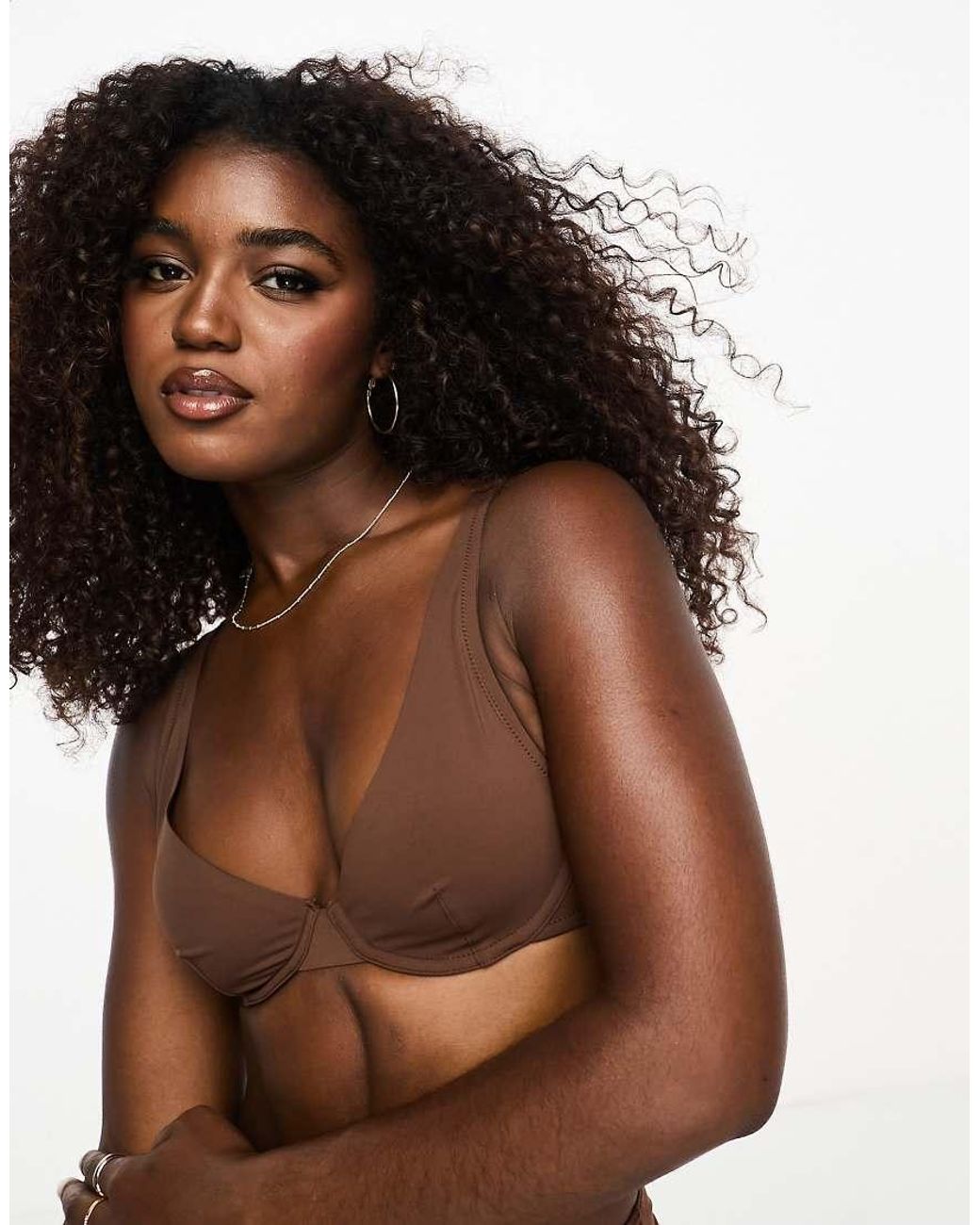 ASOS Brown Marina Smoothing Underwire Bra