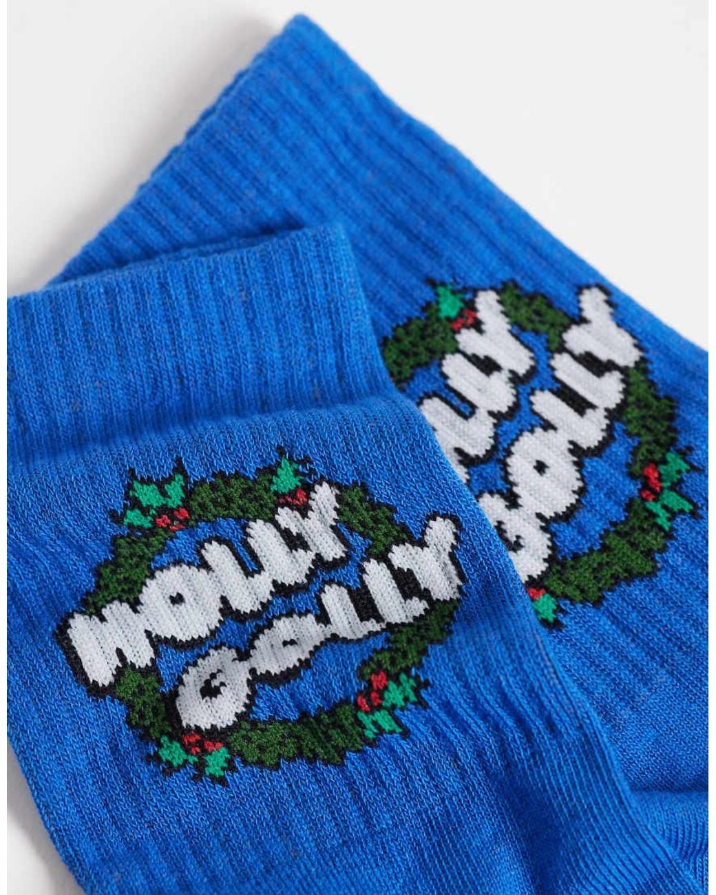 ASOS Blue Disney Socks With Christmas Graphic for men