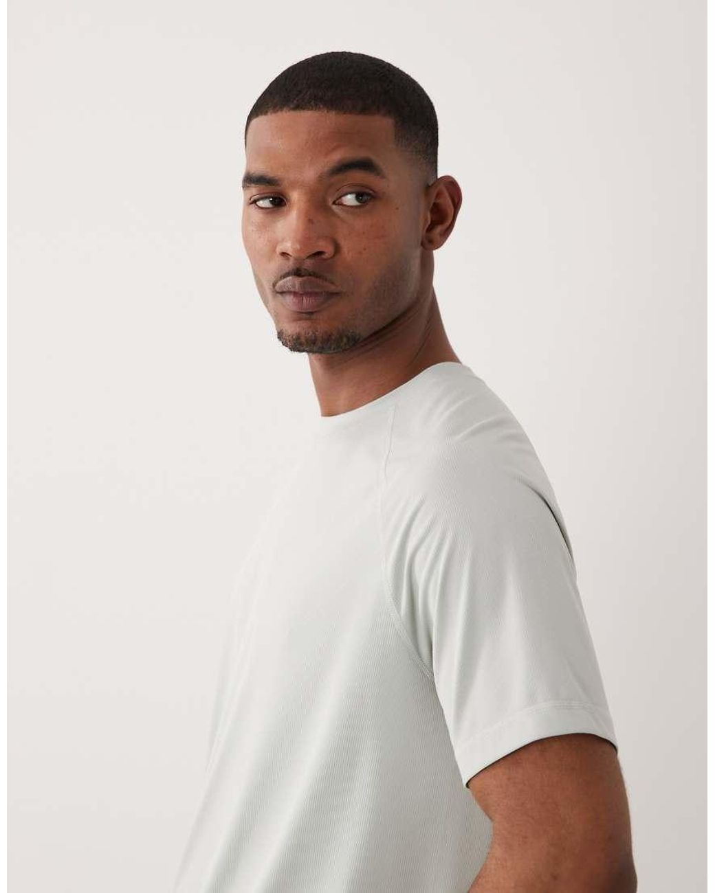 ARKET Gray Raglan Sleeves Active T-shirt for men