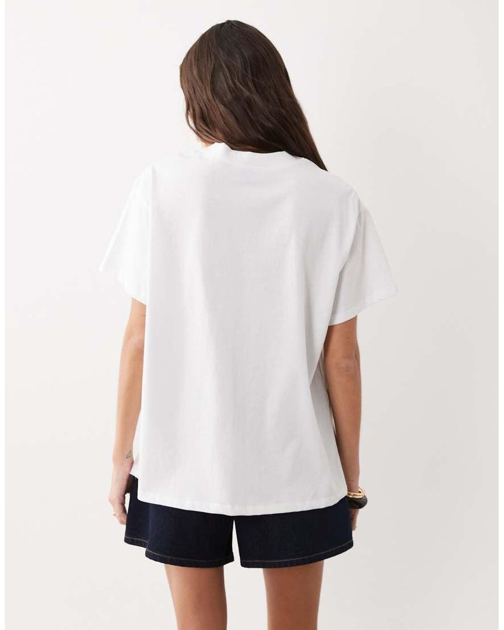 ASOS White Short Sleeve Oversized T-shirt With Mexico Photographic