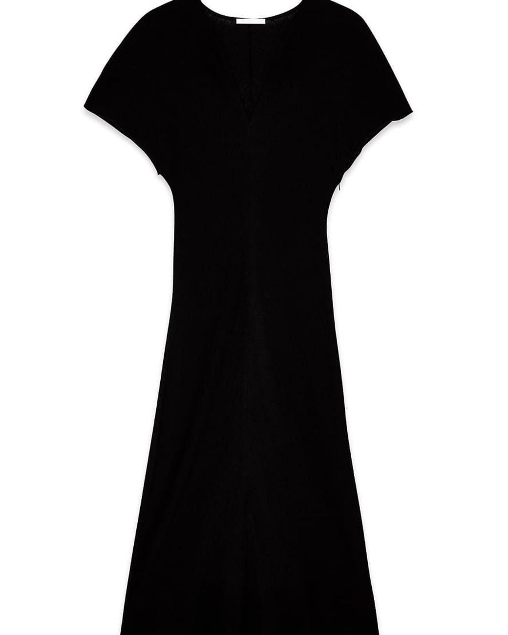 NA-KD Gray Crinkle Short Sleeve Maxi Dress