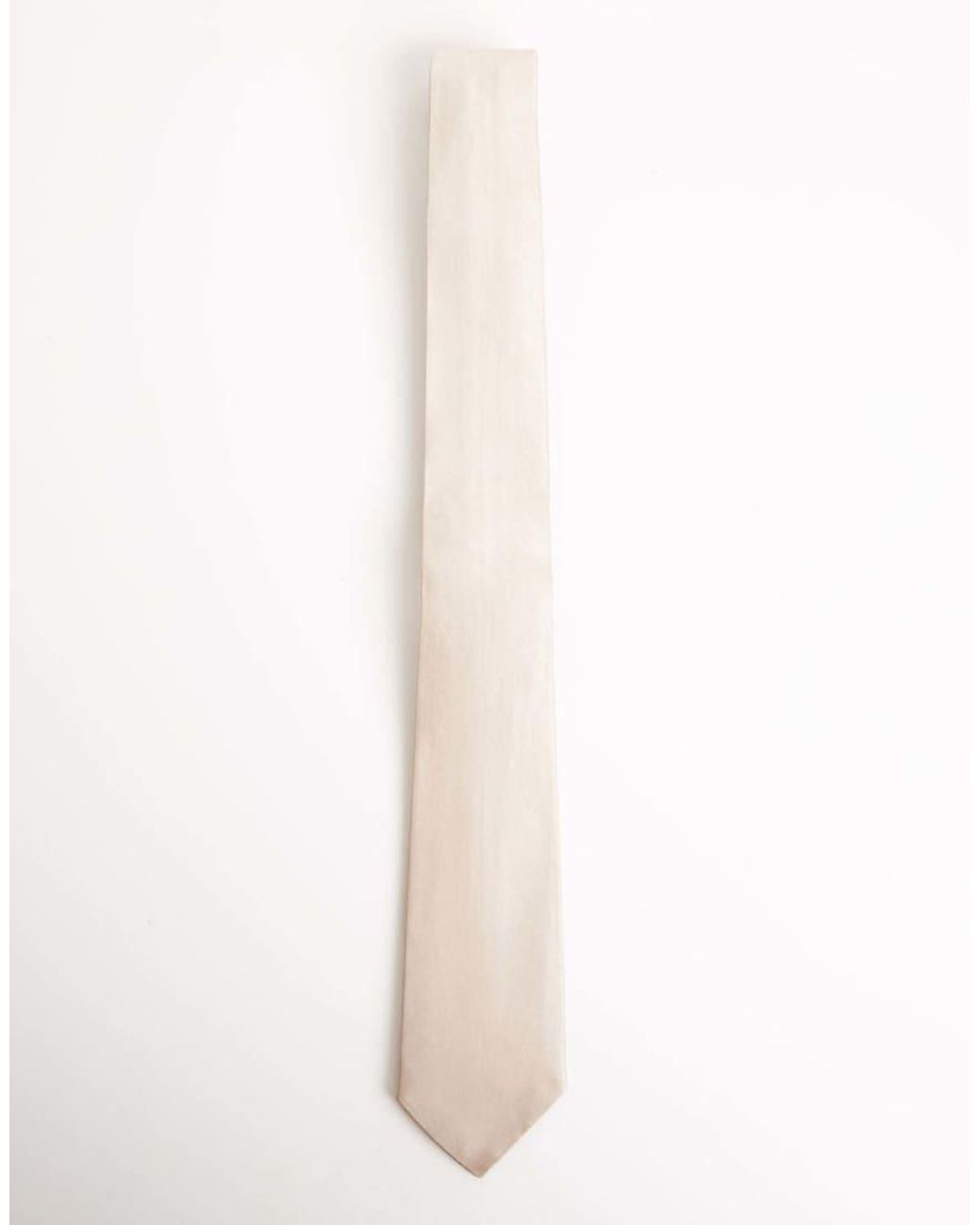 Six Stories Natural Satin Tie for men