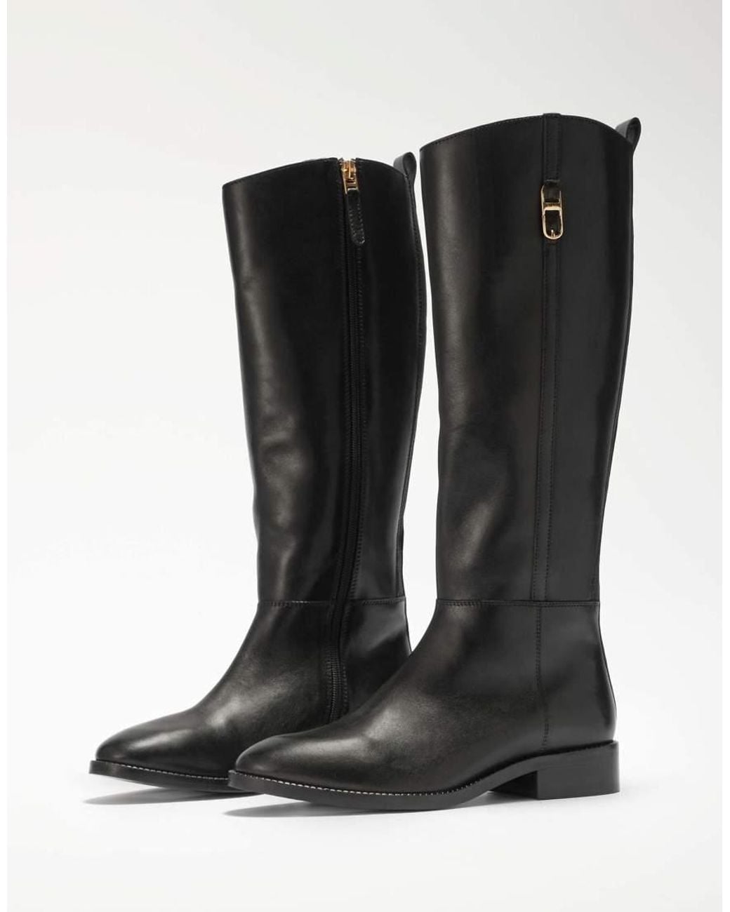 Dune Black Tanvie Knee High Boots