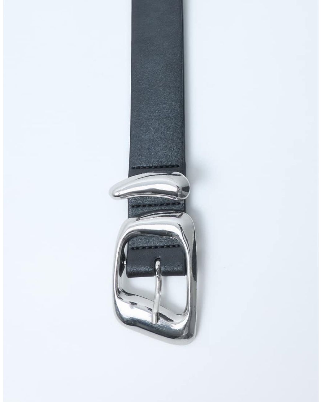 ASOS Blue Waist And Hip Belt With Asymmetric Buckle