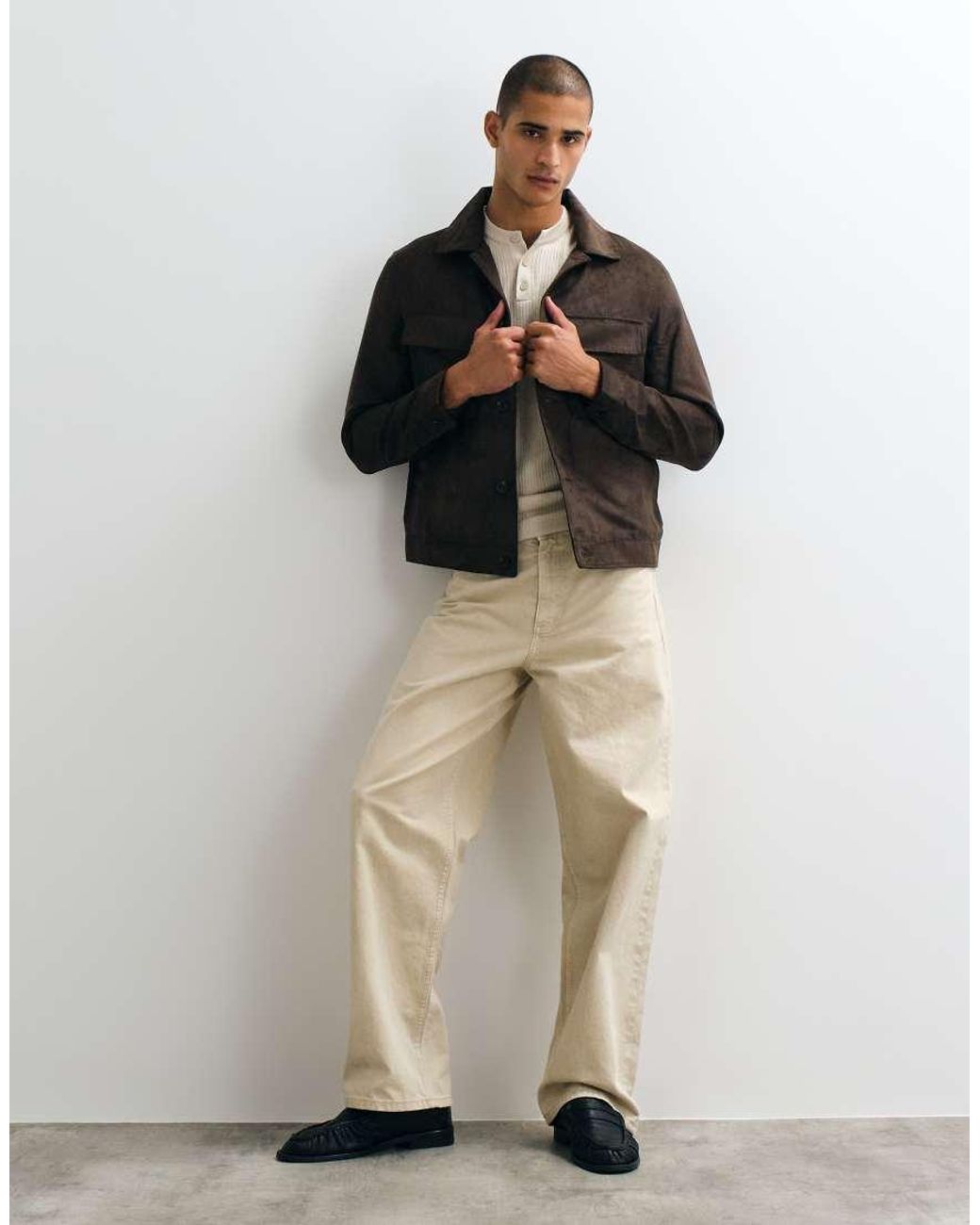 Mango Black Pocket Detail Jacket for men