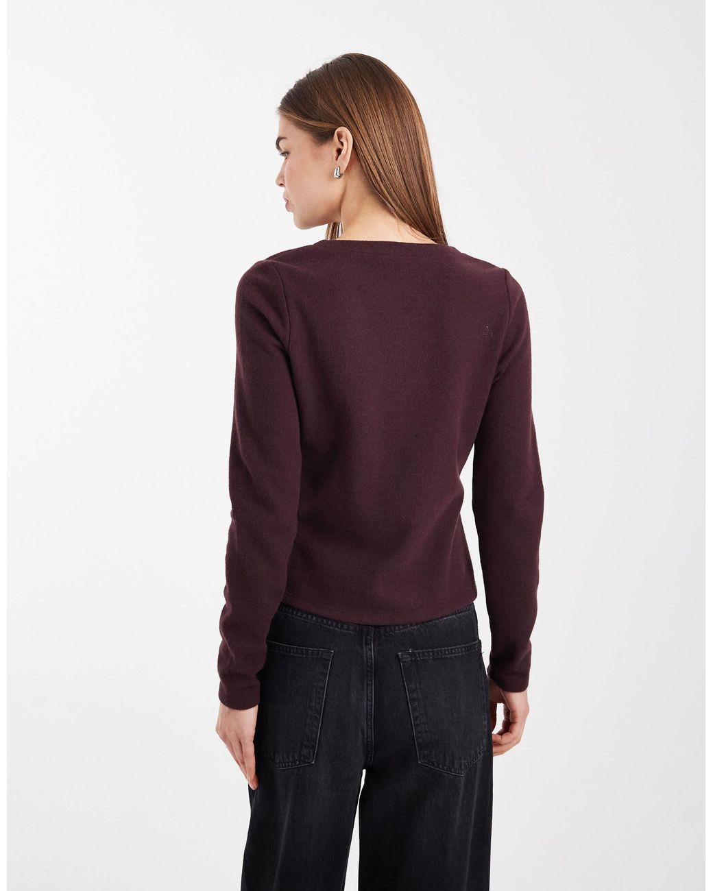 Threadbare Purple – strickjacke