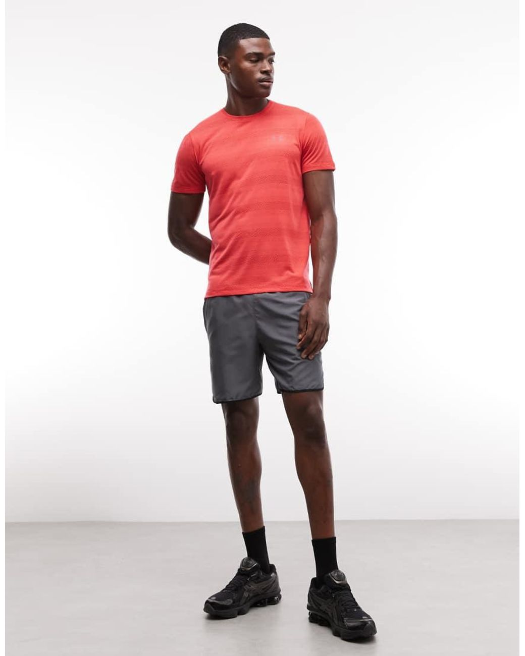 Under Armour Red Velociti 7-Inch Running Shorts for men