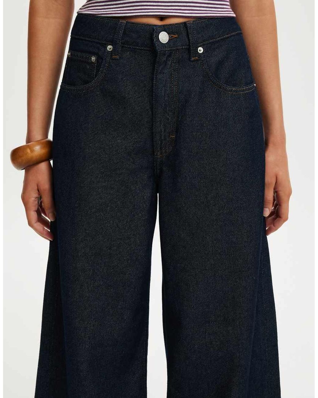 Cotton On Blue High Rise Wide Jean