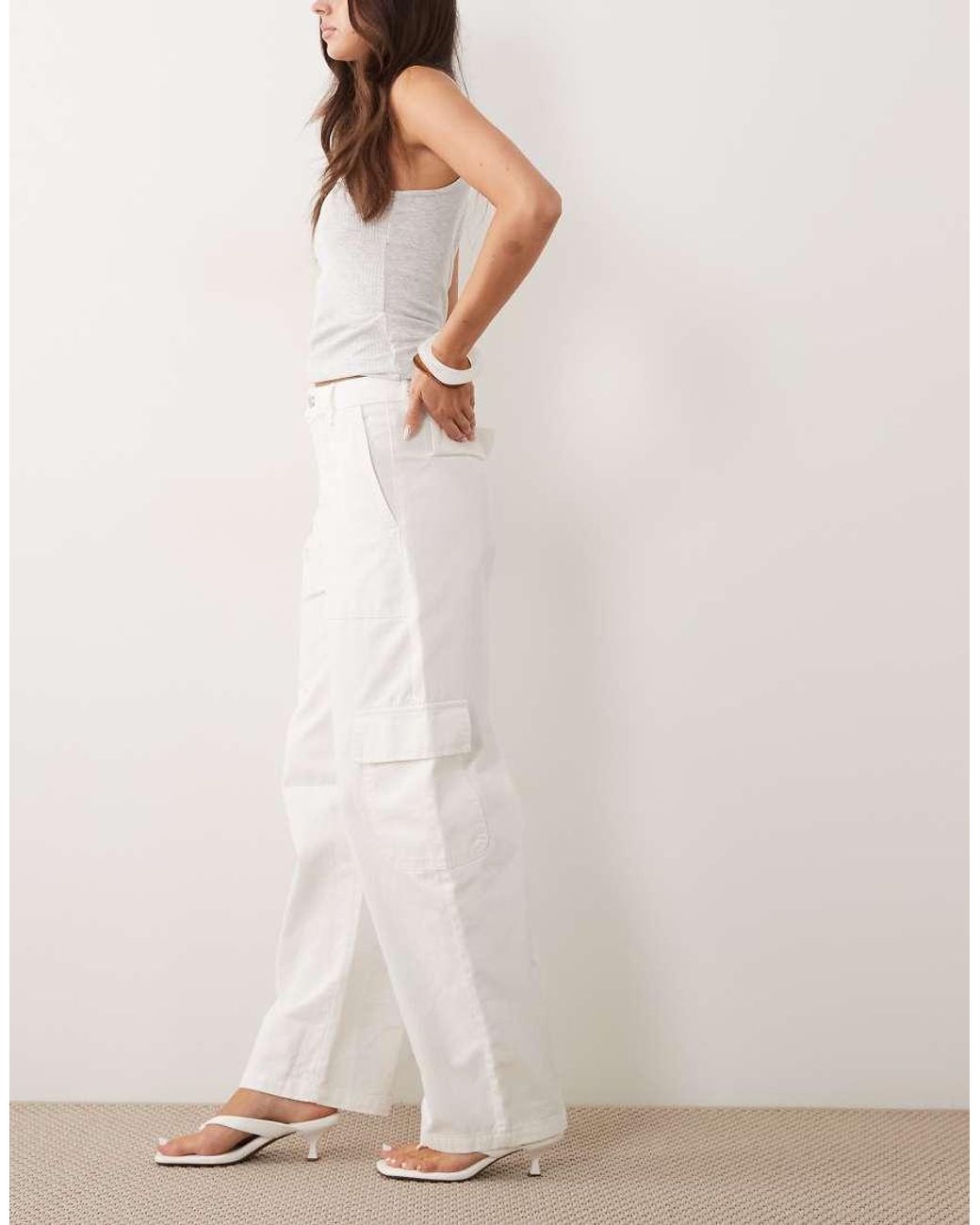 Mango Natural Papaya 100% Cotton Utility Jean