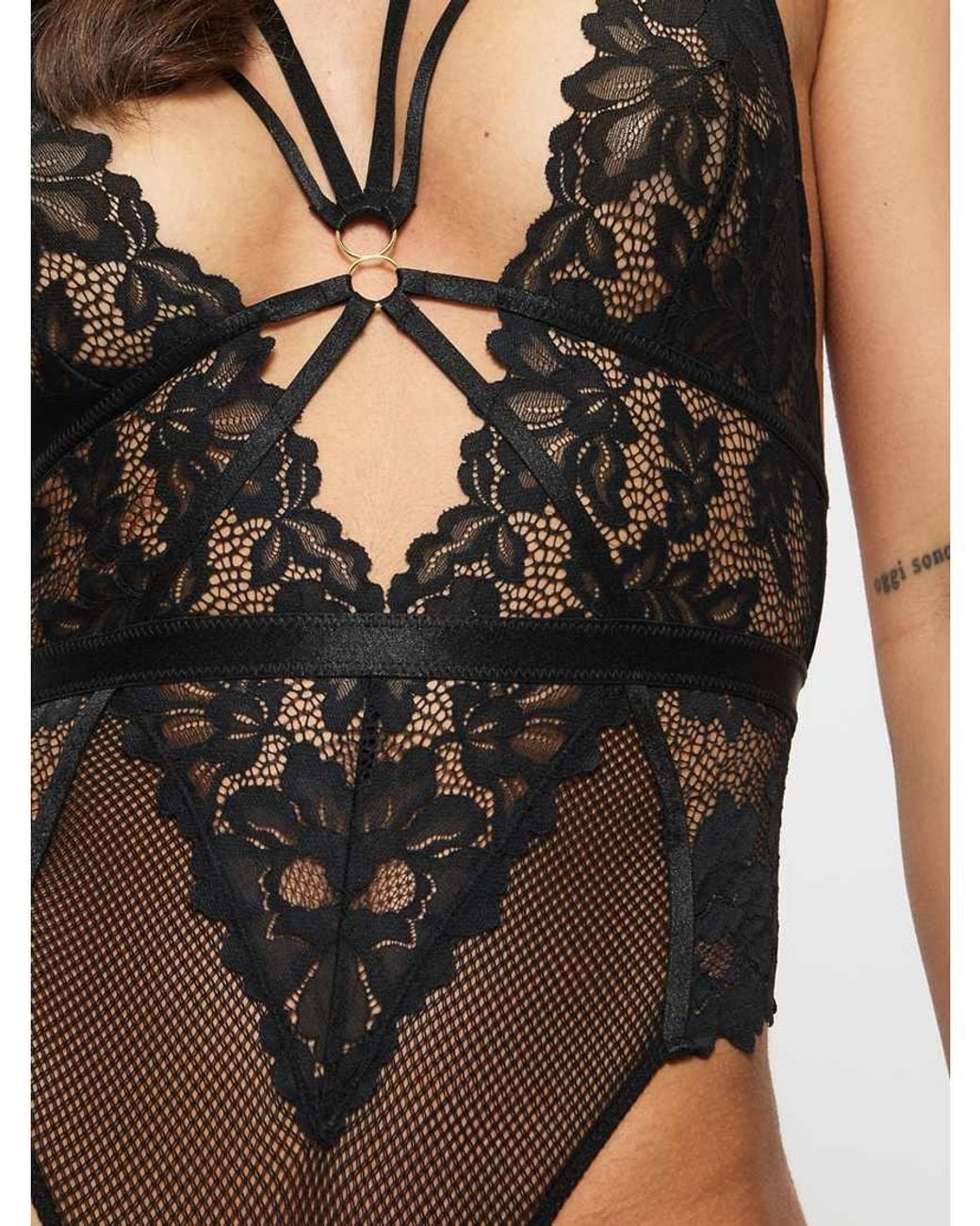 Ann Summers Black Confession Crotchless Body