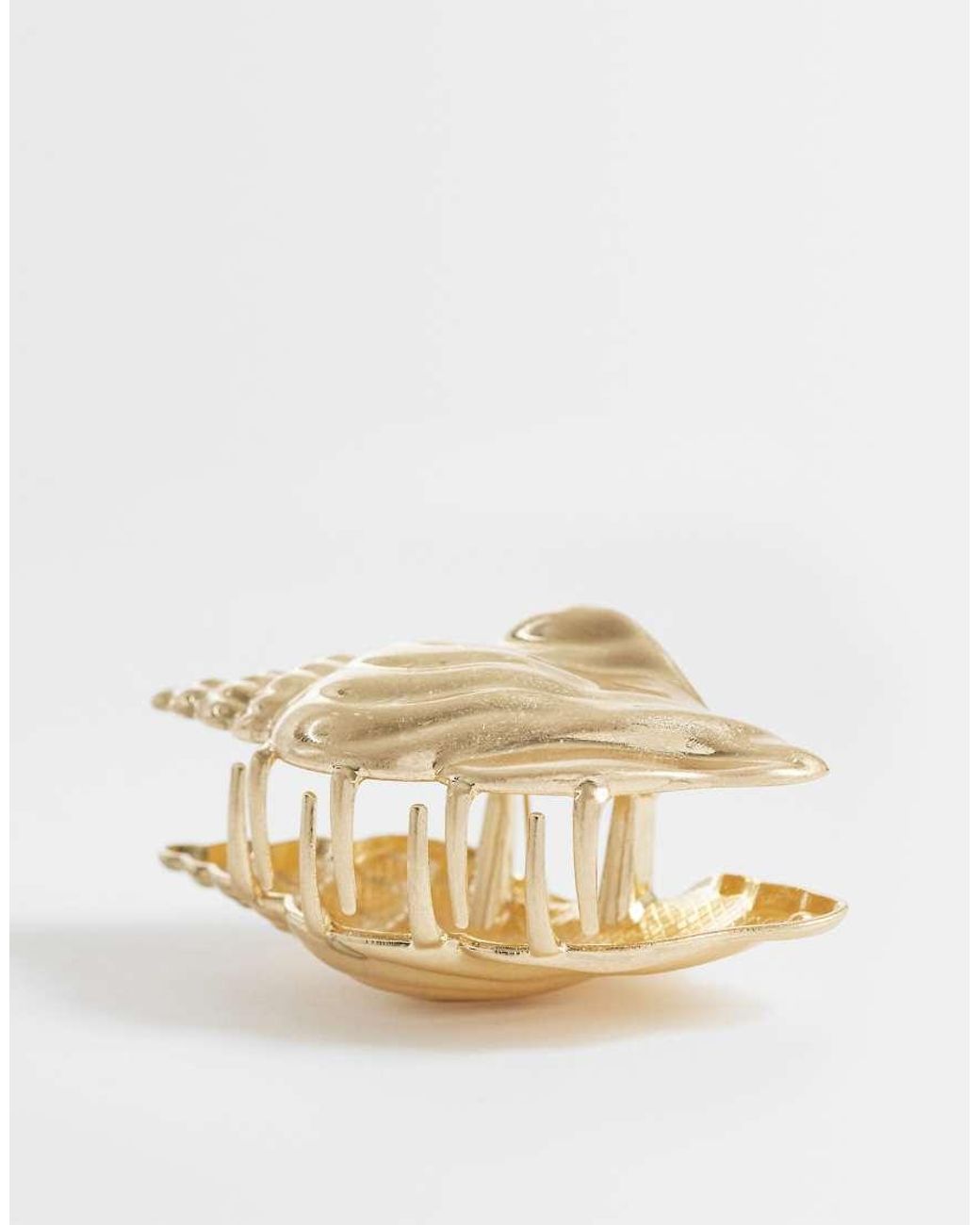 ASOS Natural Hair Claw Clip With Conch Shell Design