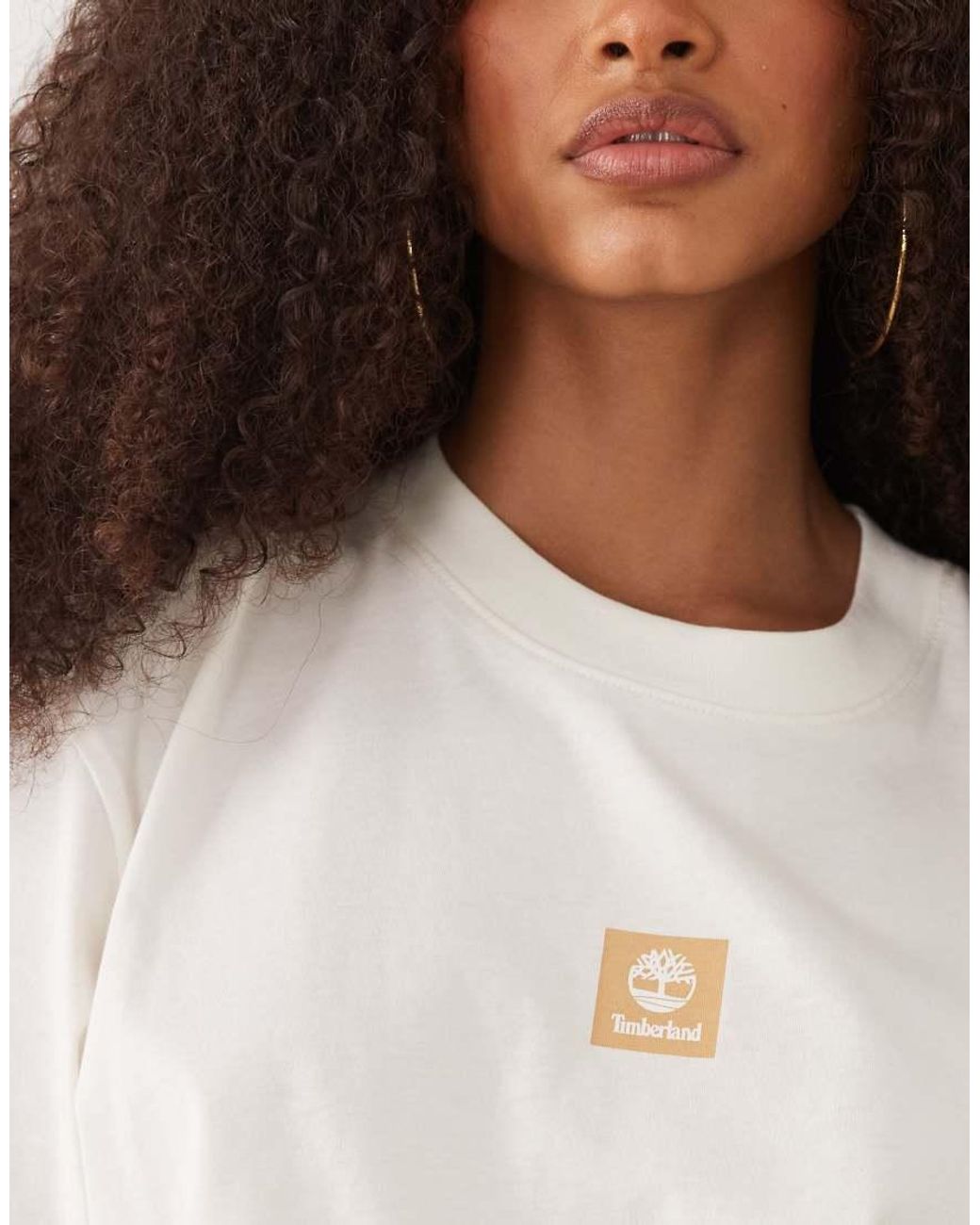 Timberland Brown Stack Logo Short-Sleeve T-Shirt