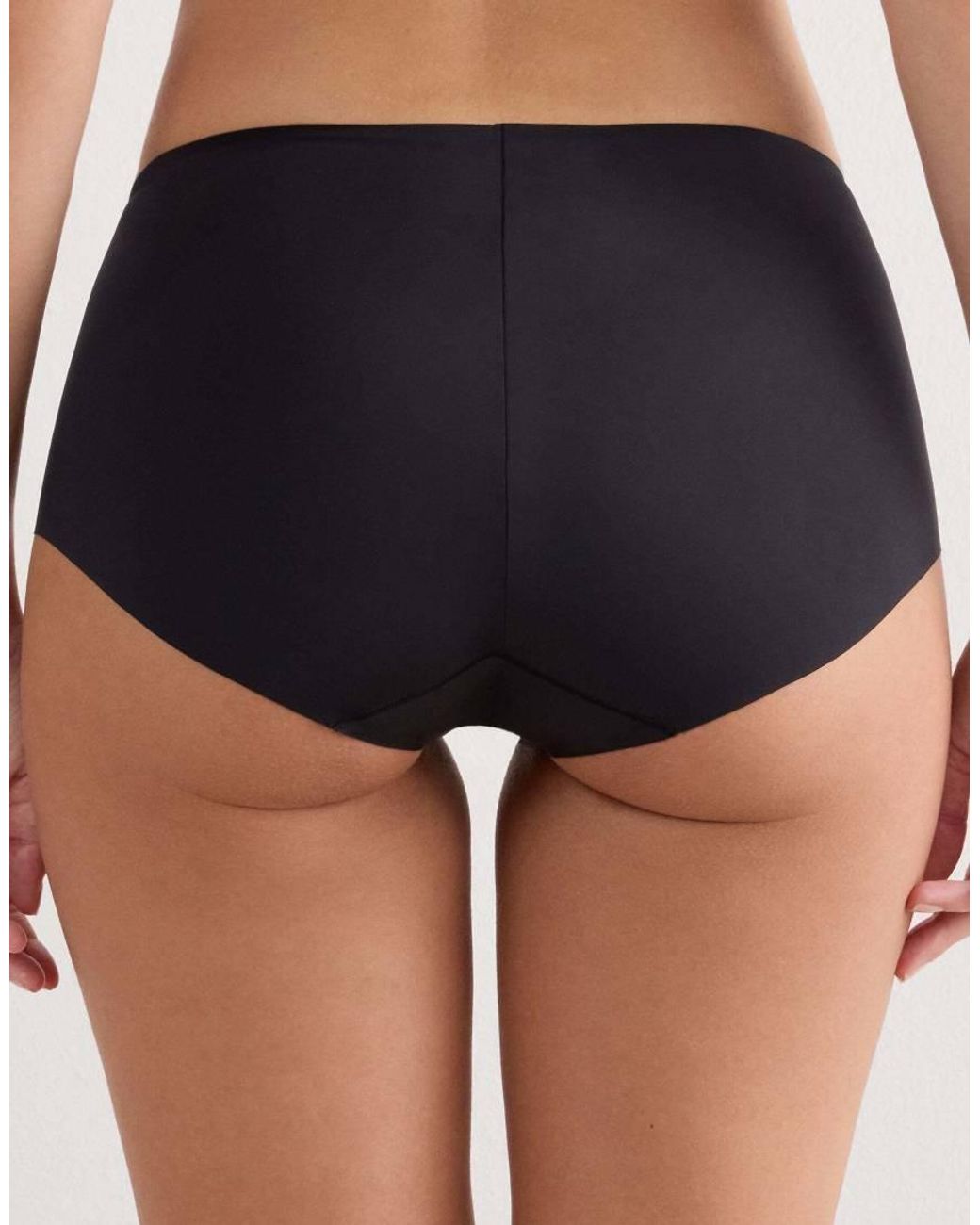 Intimissimi Black Laser Cut French Knickers