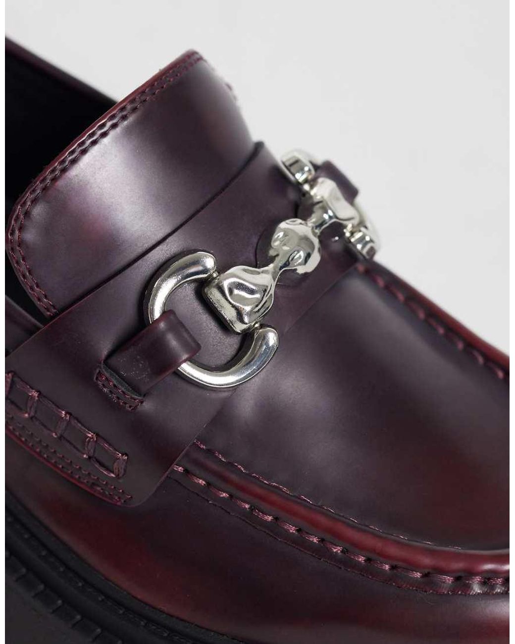 ASOS Blue Milan Chunky Chain Loafers