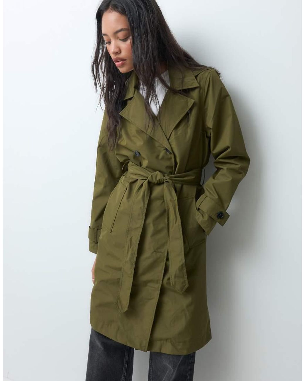 Regatta Green Sofia Trench Waterproof Coat