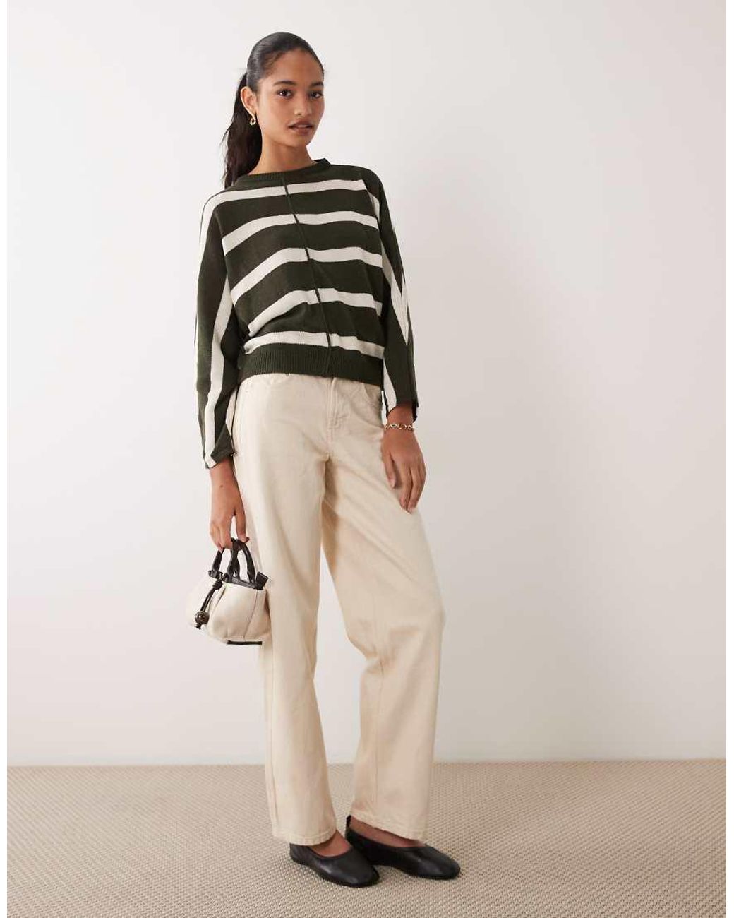 ASOS Multicolor Knitted Striped Jumper