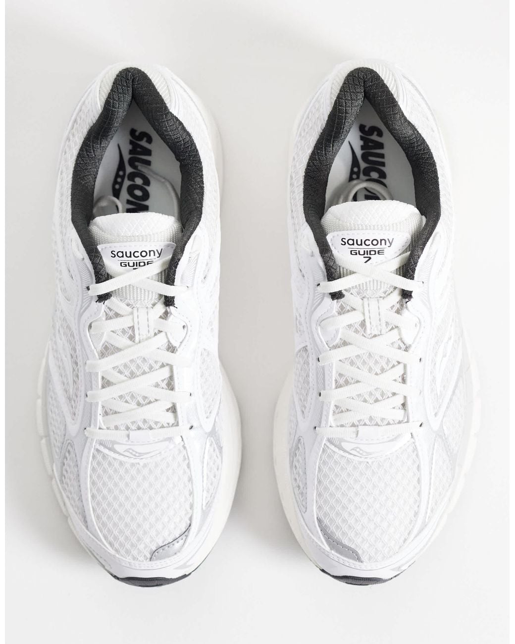 Saucony White Progrid Guide for men