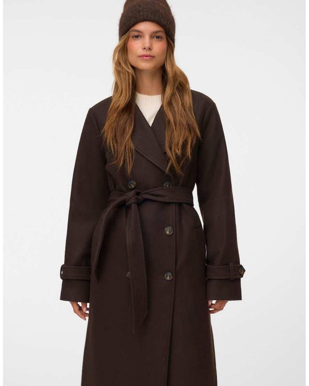 Vero Moda Brown Trenchcoat