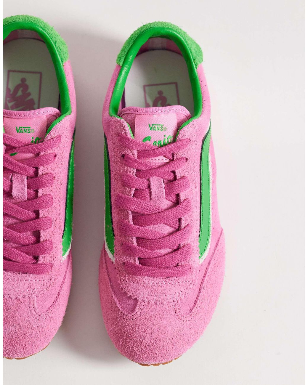 Vans Pink Super Low Pro Sneakers