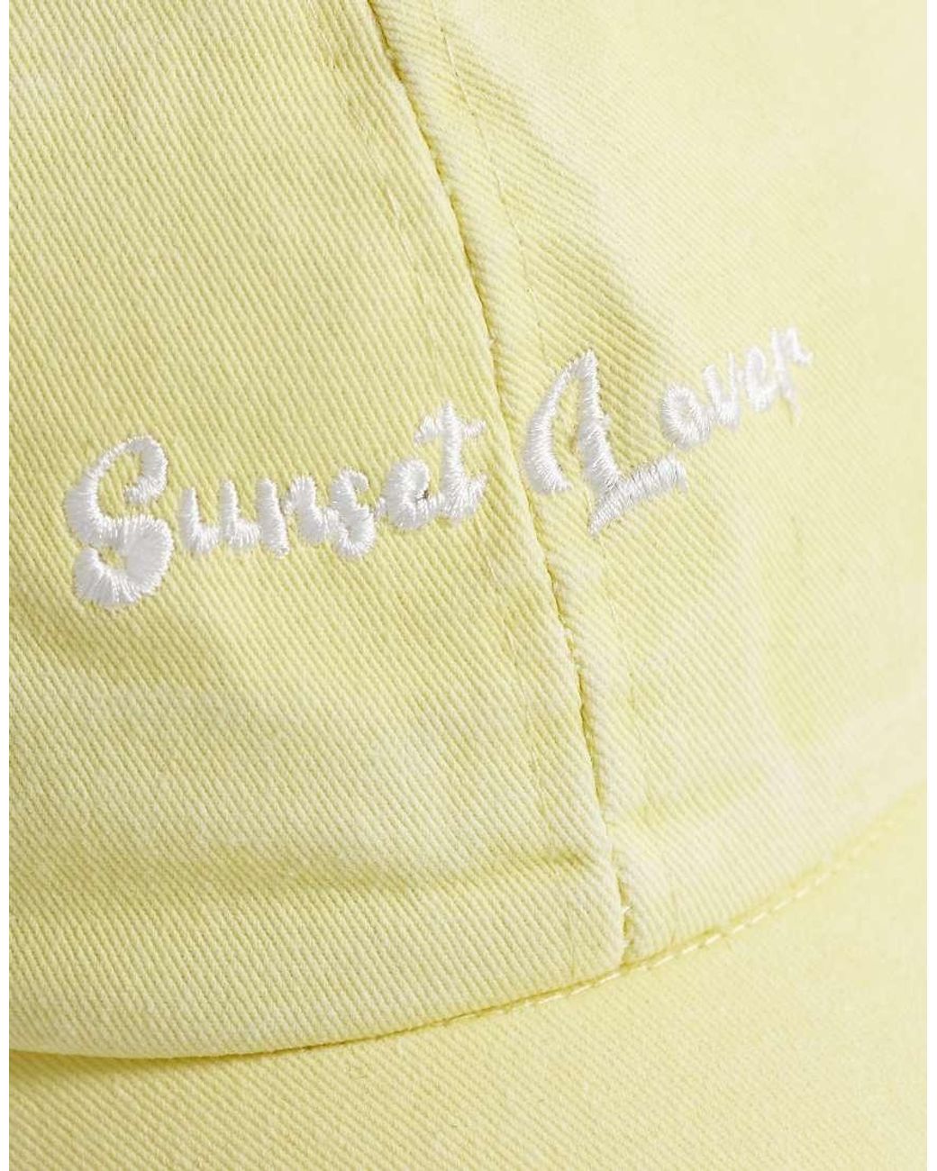 South Beach Natural Sunset Lover Slogan Cap