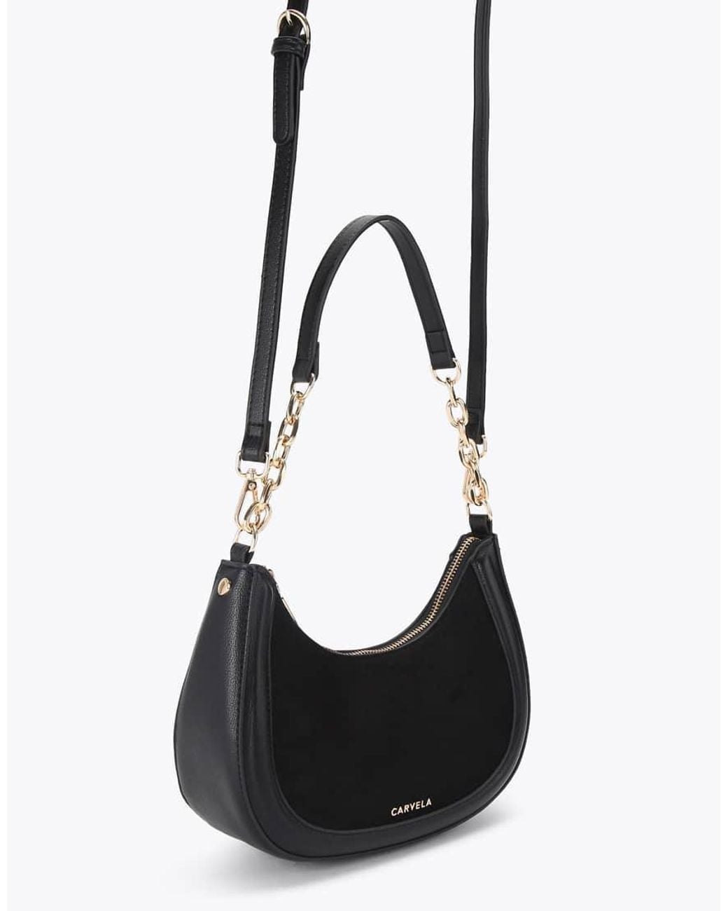 Carvela Kurt Geiger Black Minori Scoop Shoulder Bag