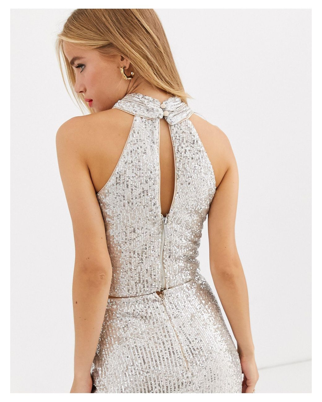 Lipsy gold shop sequin dress