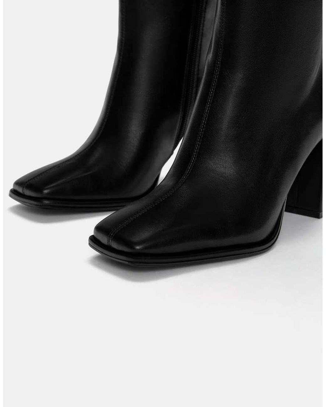 Pull&Bear Black High Heeled Boots