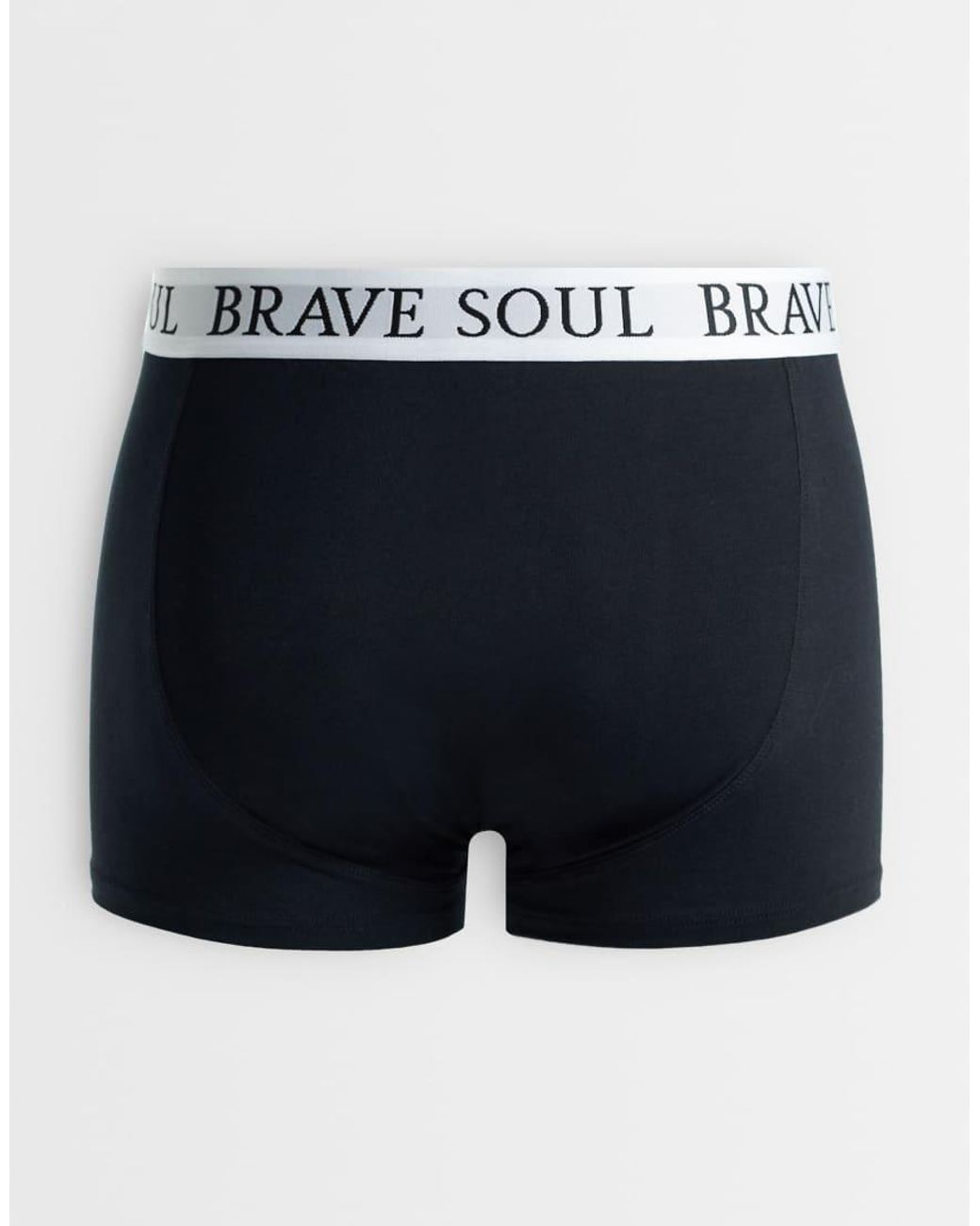 Brave Soul Blue 5 Pack Boxers for men