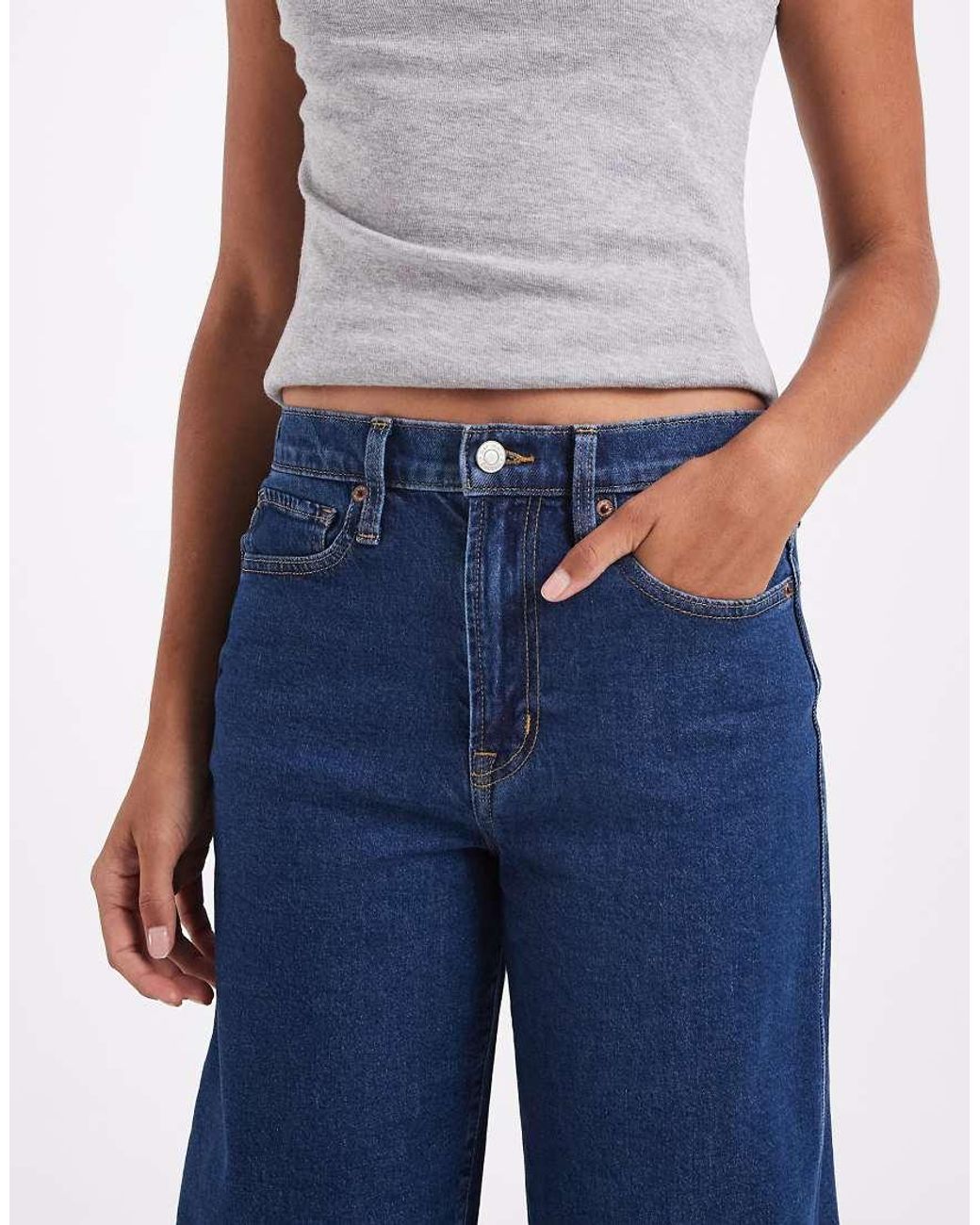 Gap Blue Barrel Fit Jeans