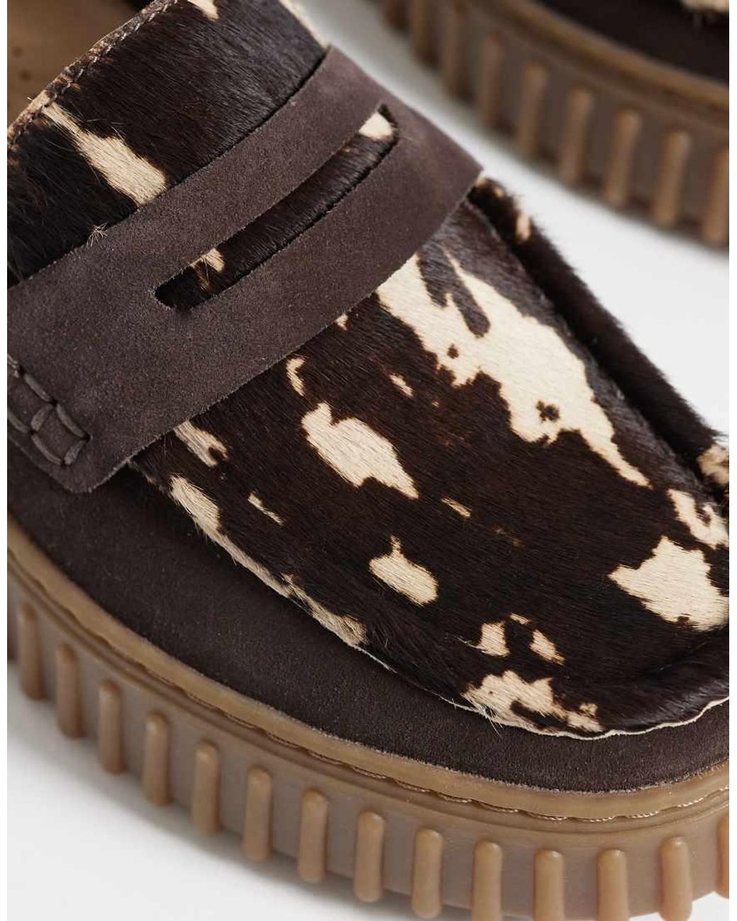 Clarks Brown Torhill Penny Shoes