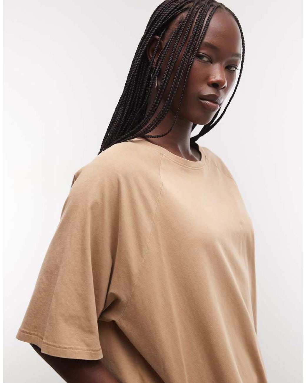 Weekday Blue Boxy Fit Raglan T-shirt